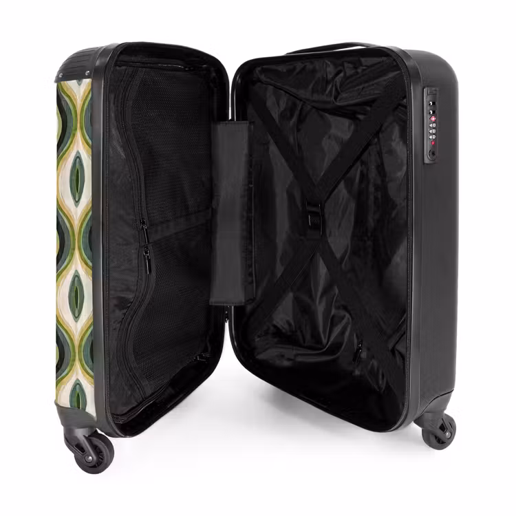 Suitcase - Abstract - Rhythmic - Green — 5