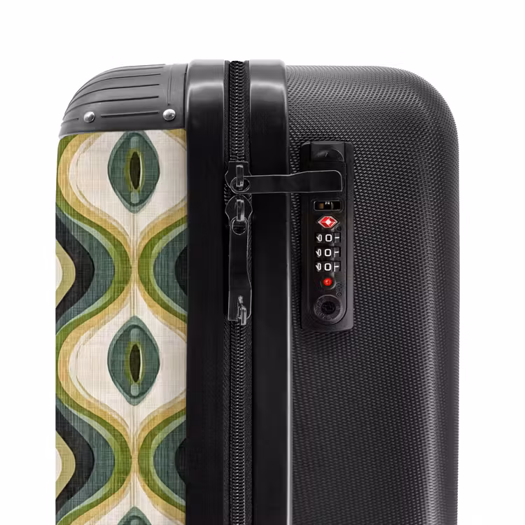 Suitcase - Abstract - Rhythmic - Green — 6