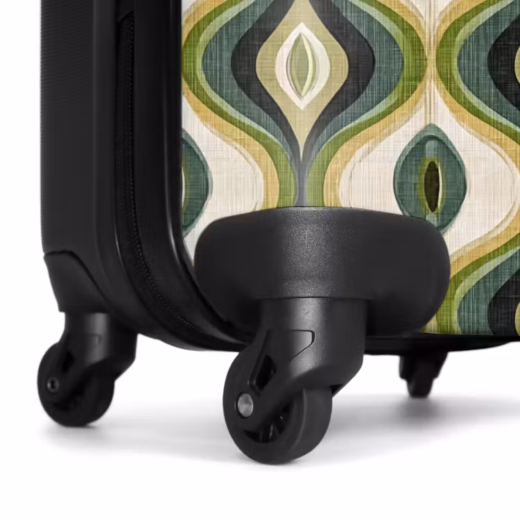 Suitcase - Abstract - Rhythmic - Green — 7