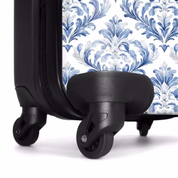 Suitcase - Baroque pattern blue — 7