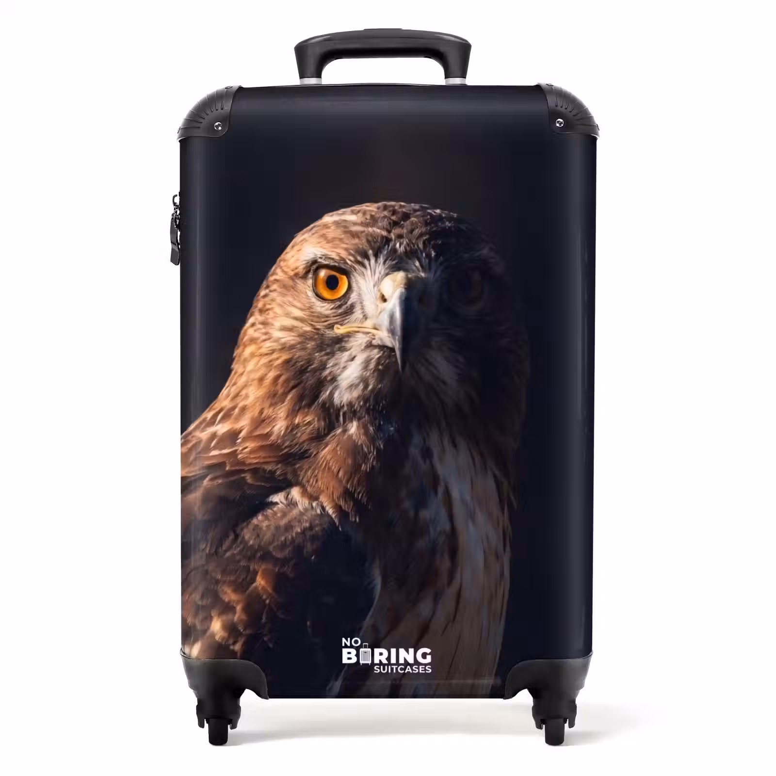 Suitcase - Bird of Prey - Buzzard - Brown — 1
