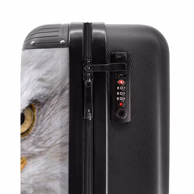 Suitcase - American - Bald Eagle - Portrait - Yellow — 6