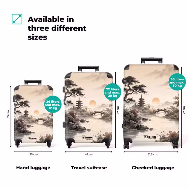 Suitcase - Asia - Landscape - Colorful — 3