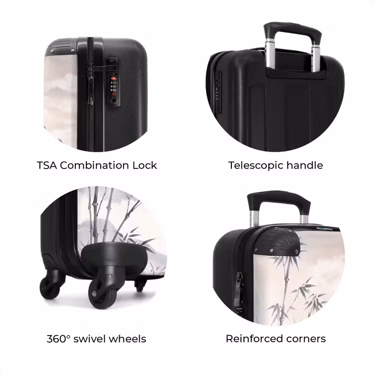Suitcase - Bamboo - Asia - Gray — 8