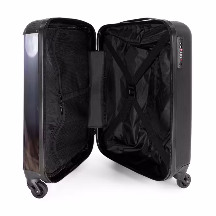 Suitcase - Barn Owl - Moon - Night — 5