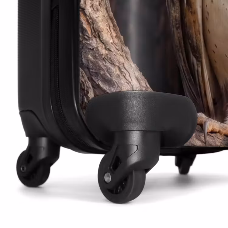 Suitcase - Barn Owl - Tree - Nature - Brown — 7