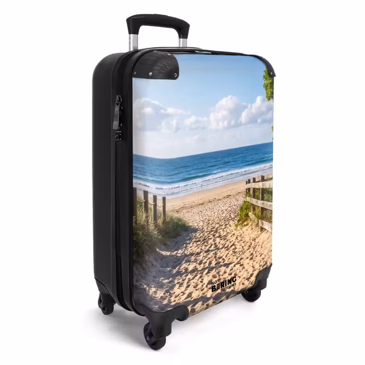 Suitcase - Beach - Sandy Path - Ocean - Nature — 2