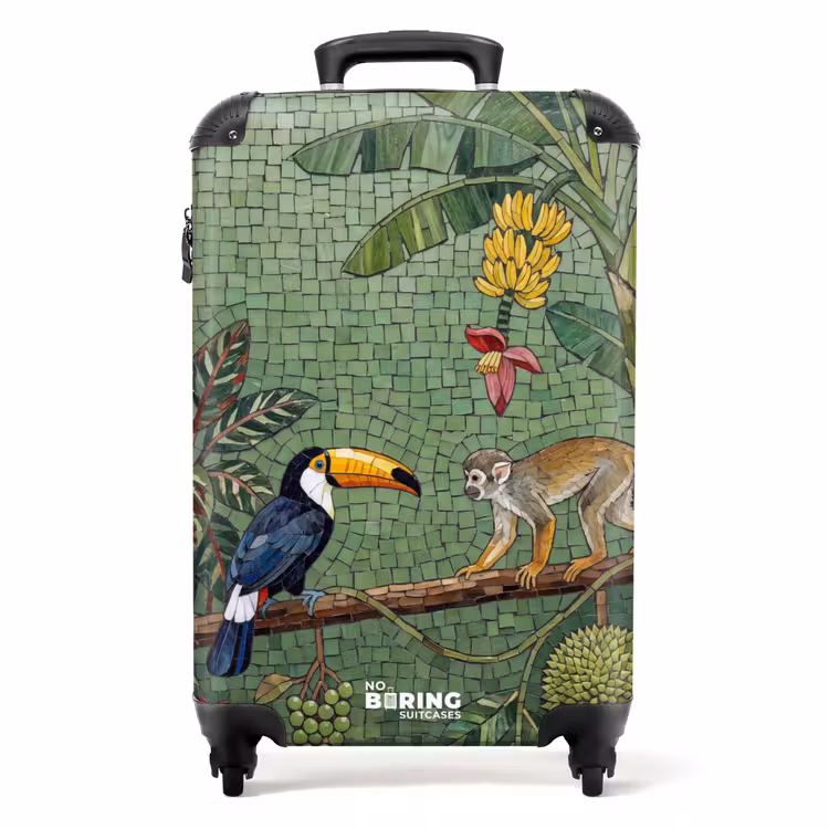Suitcase - Bird - Animal - Jungle - Mosaic - Nature — 1