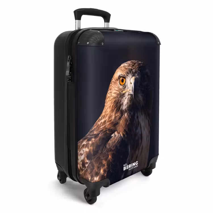 Suitcase - Bird of Prey - Buzzard - Brown — 2