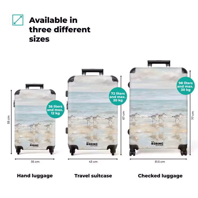 Suitcase - Birds - Beach - Sea — 1
