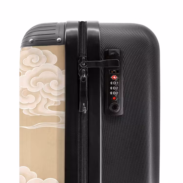 Suitcase - Birds - Flying - Beige — 6