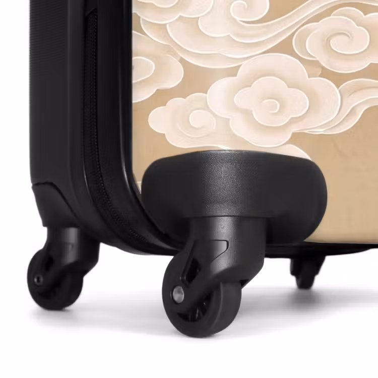 Suitcase - Birds - Flying - Beige — 7