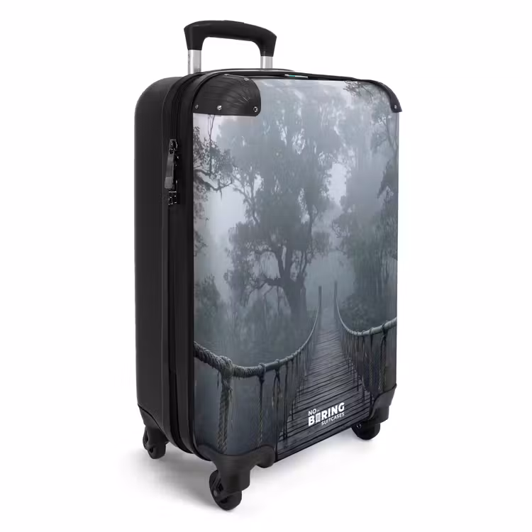 Suitcase - Bridge - Jungle - Fog - Nature — 2