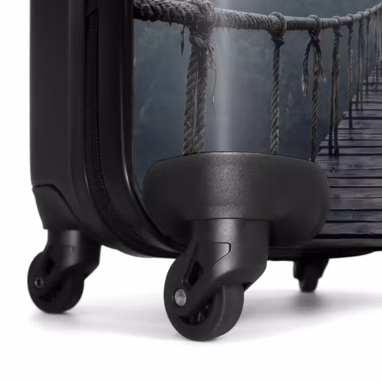 Suitcase - Bridge - Jungle - Fog - Nature — 7