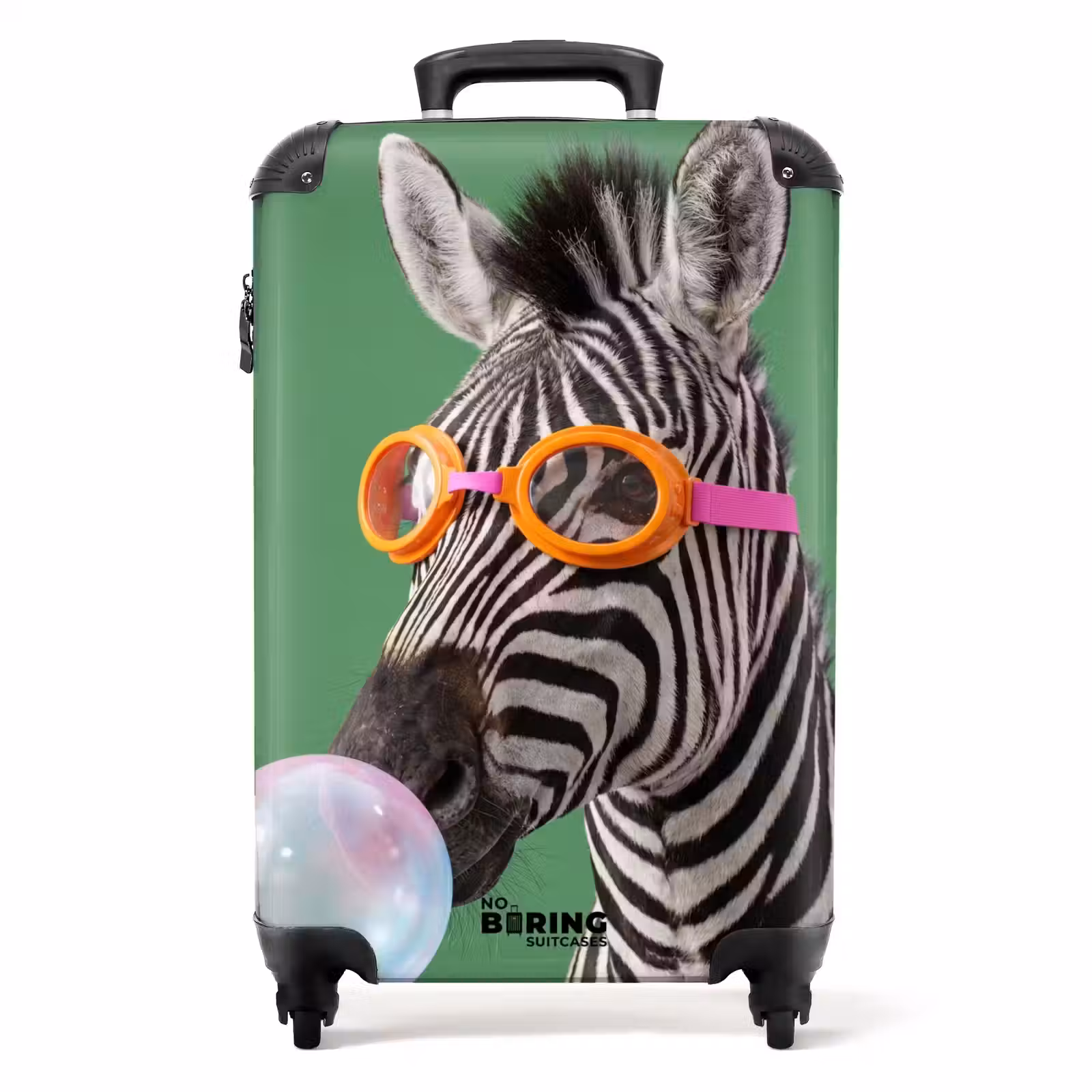 Suitcase - Animal - Glasses - Bell - Modern - Green — 1