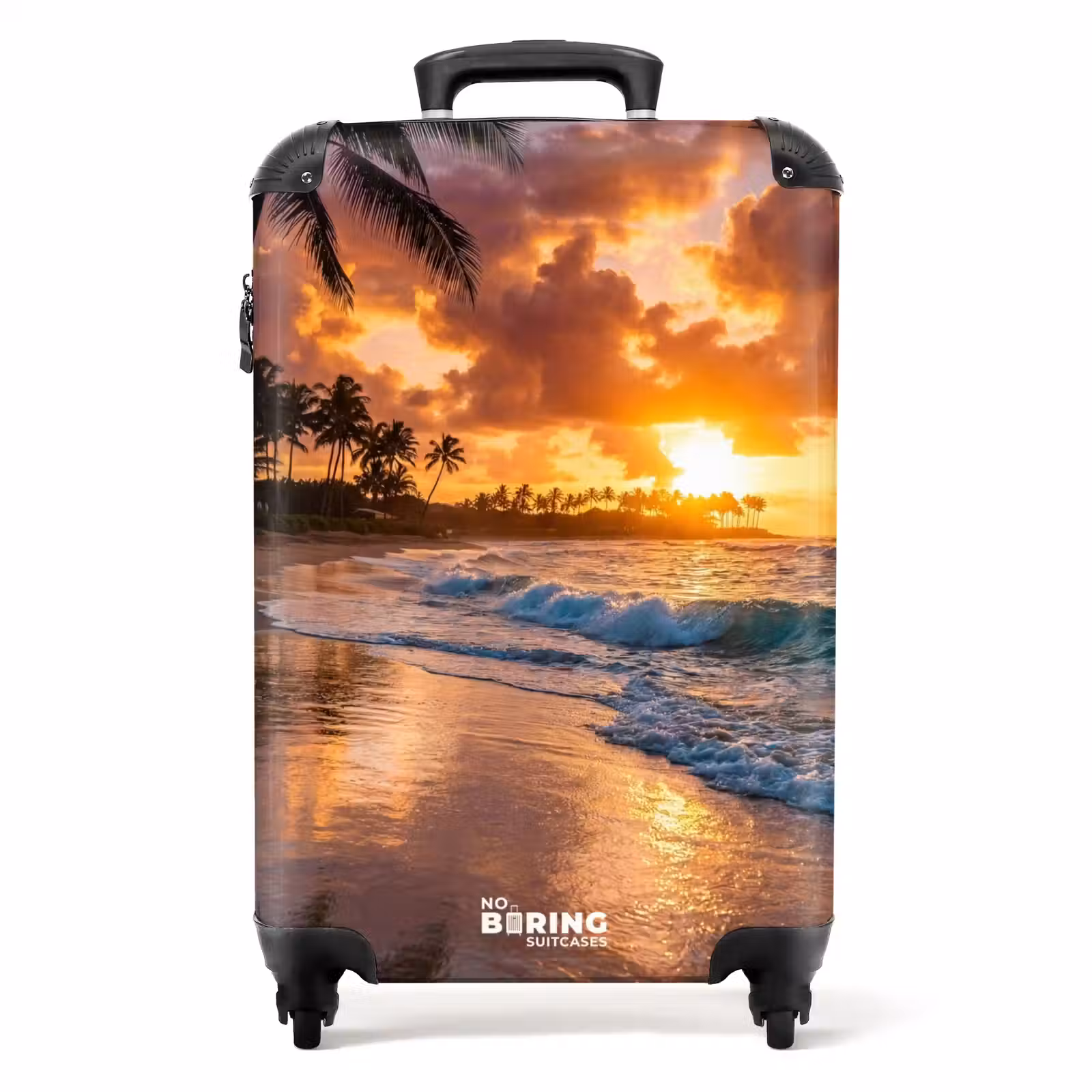 Suitcase - Beach - Sunrise - Tropical - Nature - Orange — 1