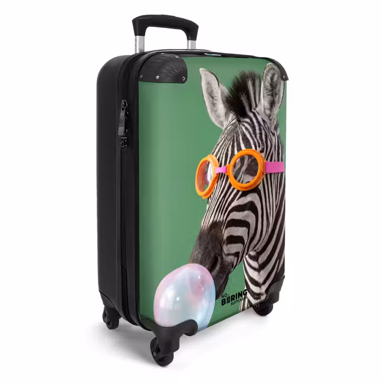 Suitcase - Animal - Glasses - Bell - Modern - Green — 2