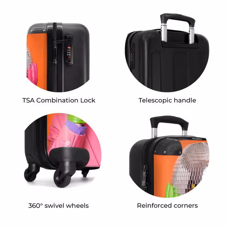 Suitcase - Art - Disco Ball - Colorful - Modern - Studio — 8