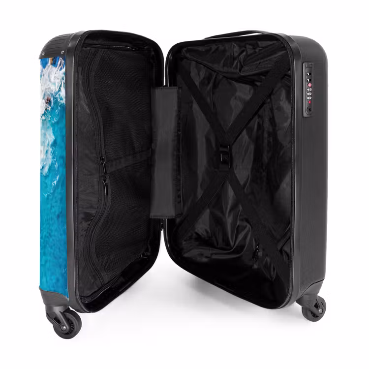 Suitcase - Beach - Sea - Rocks - Nature - Blue — 5