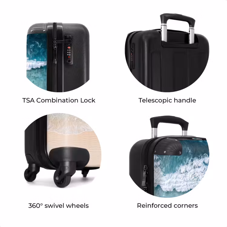 Suitcase - Beach - Sea - Waves - Nature - Blue — 8