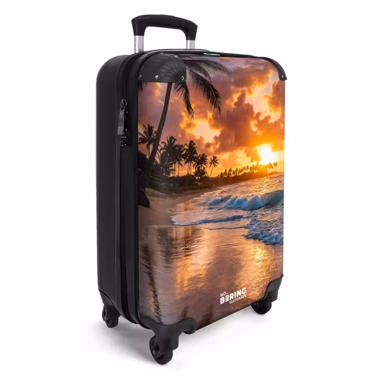 Suitcase - Beach - Sunrise - Tropical - Nature - Orange — 2