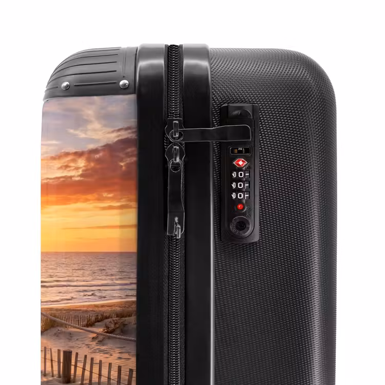 Suitcase - Beach - Sunset - Sea - Nature - Orange — 6