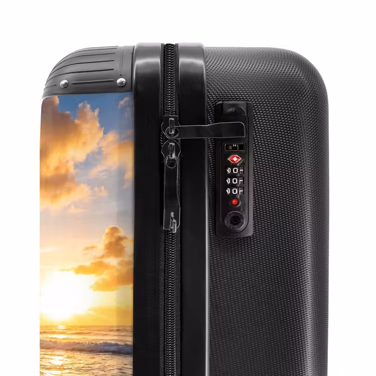 Suitcase - Beach - Sunset - Waves - Nature - Gold — 6
