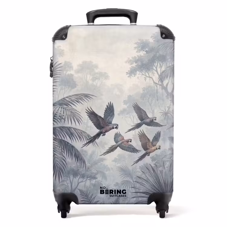 Suitcase - Bird - Flying - Jungle - Vintage - Animals — 1