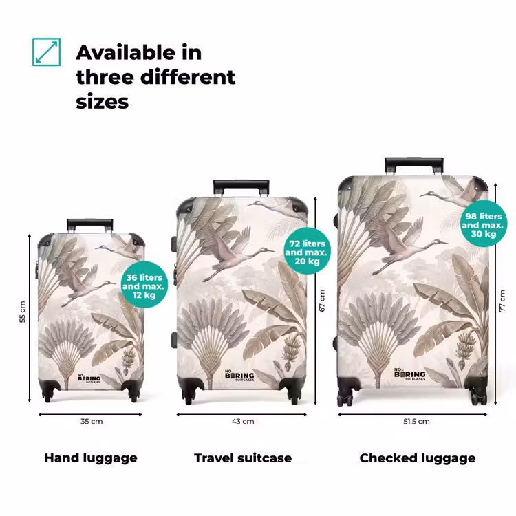 Suitcase - Bird - Jungle - Illustration - Animals — 3