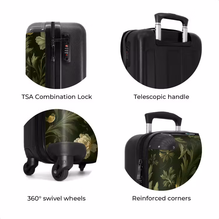 Suitcase - Botanical - Seamless - Flowers — 8
