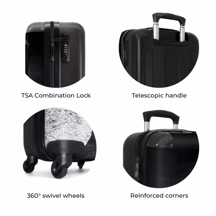 Suitcase - Bull - Shadow - Animals - Contrast - Black and White — 8