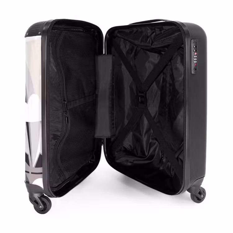 Suitcase - Architecture - Cityscape - Modern - Gray - Orange — 5