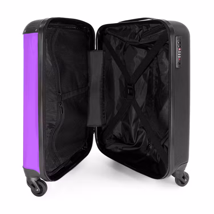 Suitcase - Architecture - Colosseum - Rome - Minimalist - Purple — 5