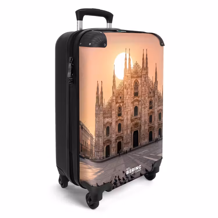 Suitcase - Architecture - Milan - Square - Sunrise - Orange — 2