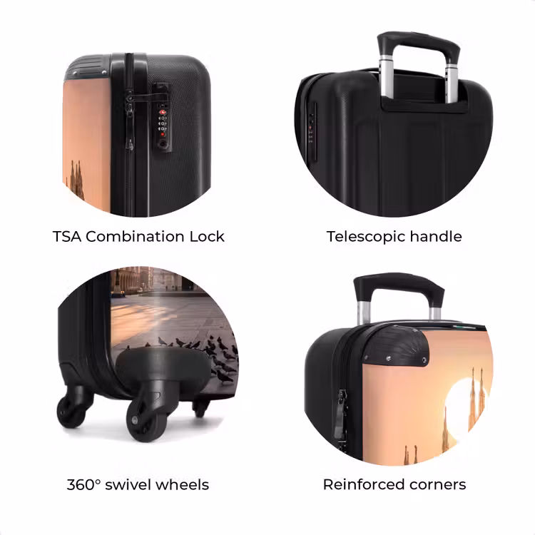 Suitcase - Architecture - Milan - Square - Sunrise - Orange — 8