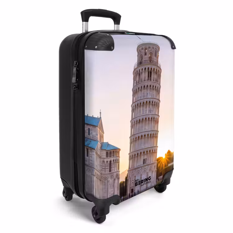 Suitcase - Architecture - Tower - Pisa - Italy - Sunset — 2
