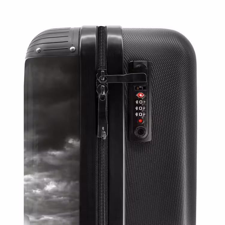 Suitcase - Architecture - Water - City - Modern - Black - White — 6