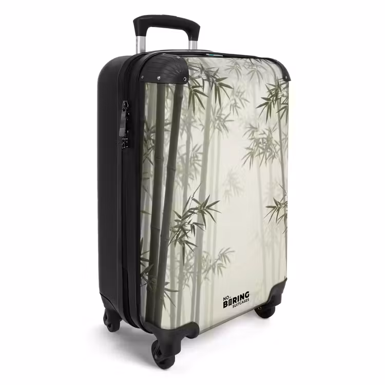 Suitcase - Bamboo - Forest - Fog - Nature — 2