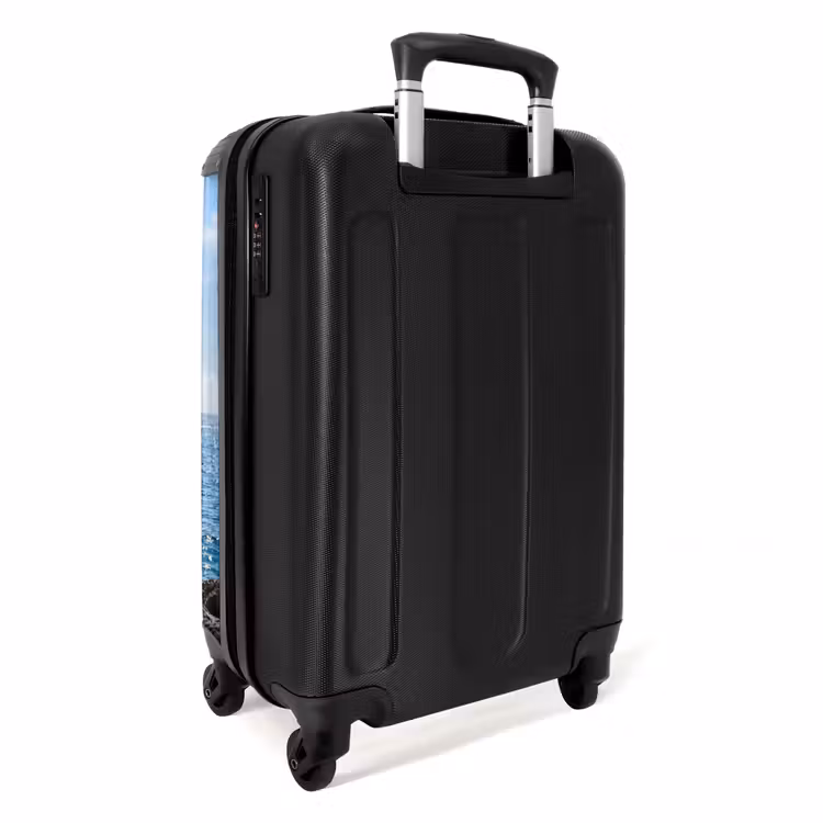 Suitcase - Beach - Lounge Chair - Umbrella - Summer - Blue — 4