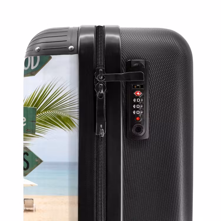 Suitcase - Beach - Signpost - Palm Trees - Tropical - Green — 6