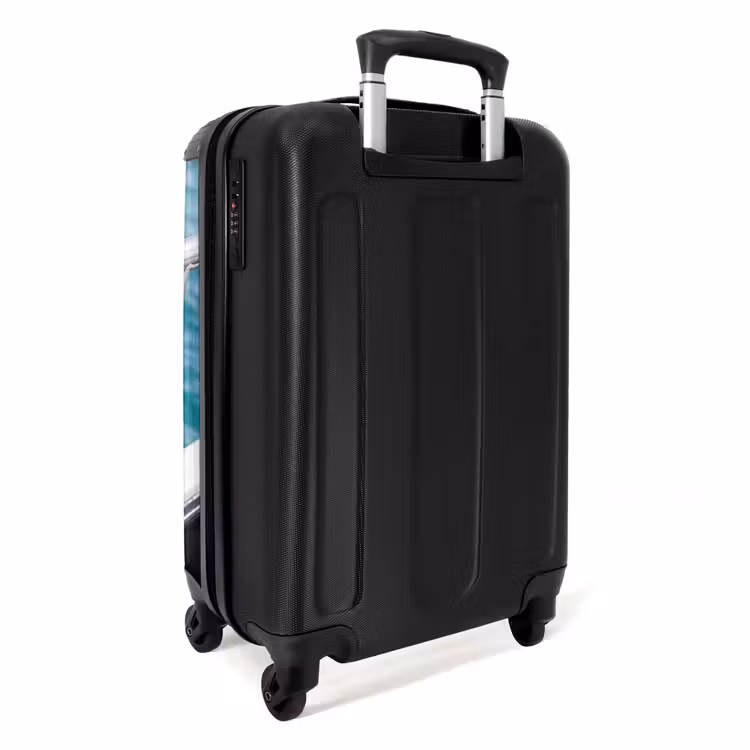 Suitcase - Bikini - Railing - Sea - Summer - Blue — 4