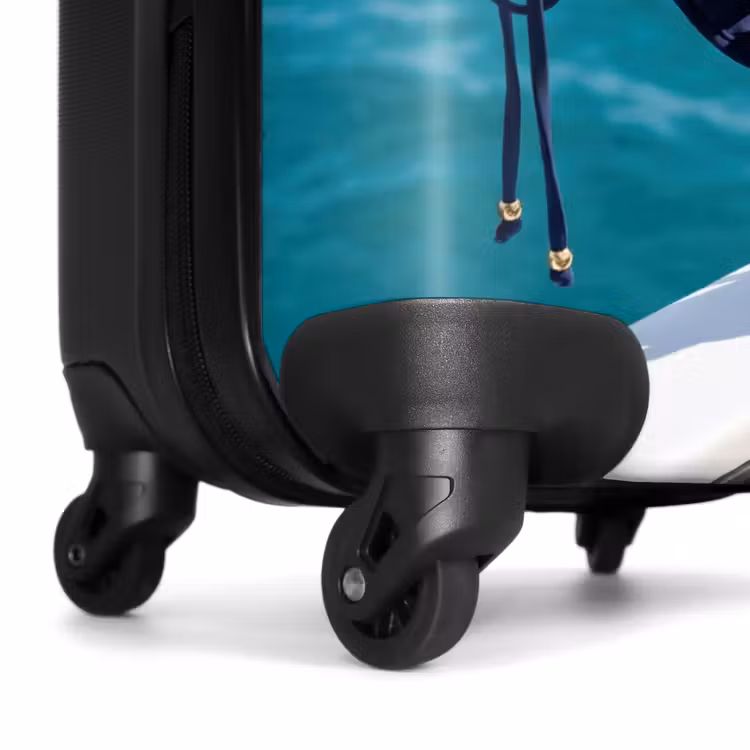 Suitcase - Bikini - Railing - Sea - Summer - Blue — 7