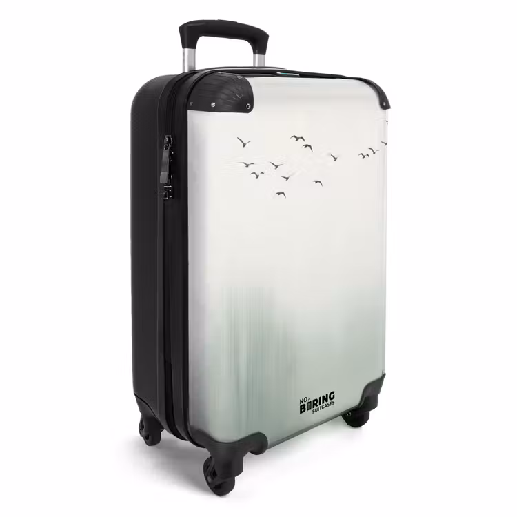 Suitcase - Bird - Flight - Nature - Minimalist — 2