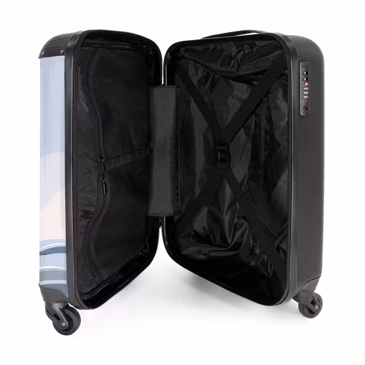 Suitcase - Boat - Sail - Sea - Modern - Beige — 5