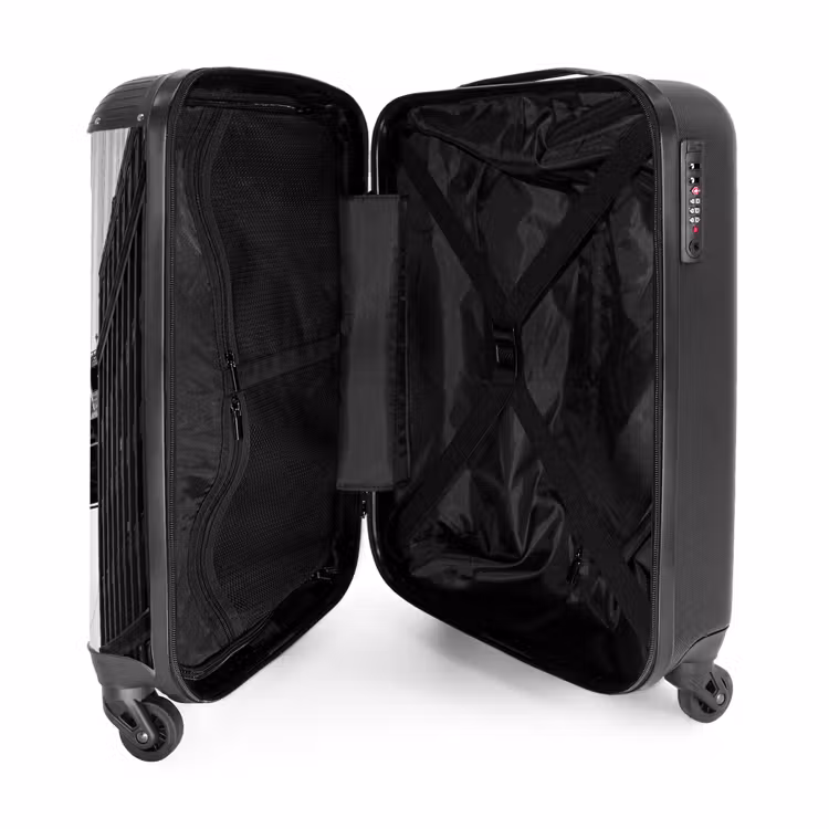 Suitcase - Bridge - City - Architecture - Modern - Black - White — 5