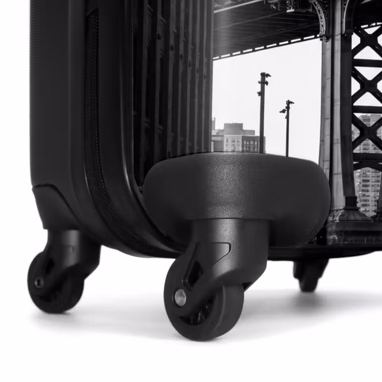 Suitcase - Bridge - City - Architecture - Modern - Black - White — 7