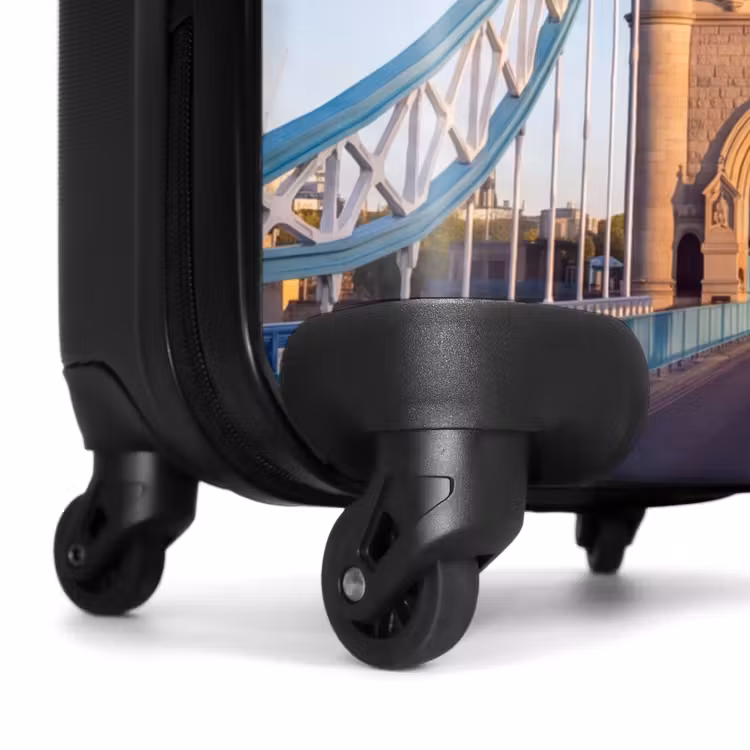 Suitcase - Bridge - Tower - Architecture - Classical - Blue — 7