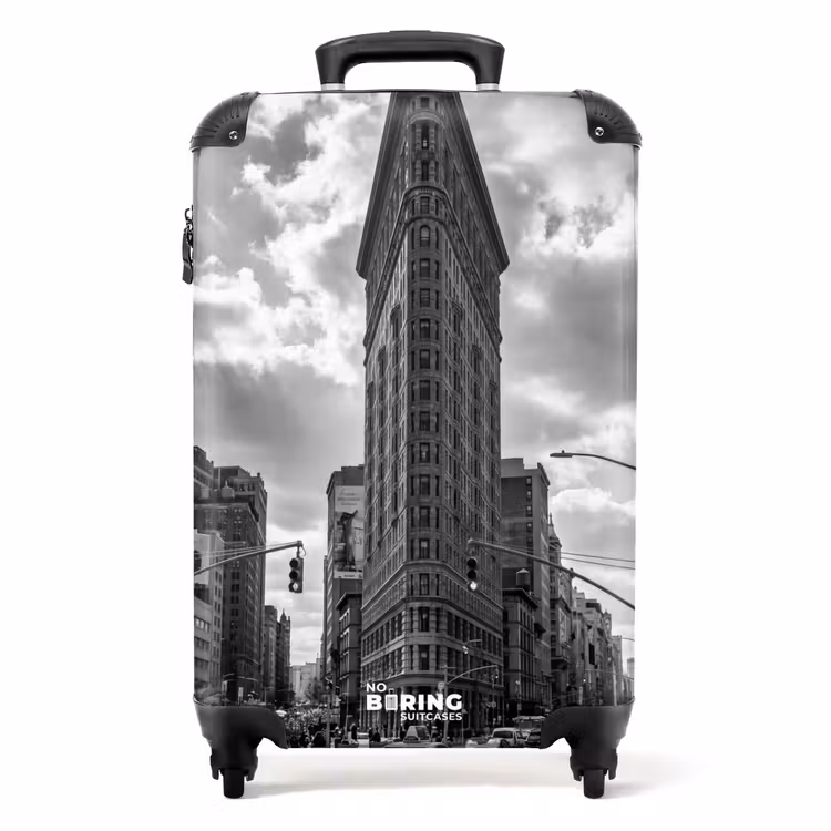 Suitcase - Building - High-rise - City - Architecture - Black-and-white — 1