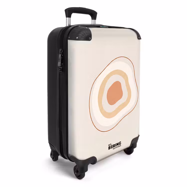 Suitcase - Abstract - Organic - Modern - Beige - Art — 2