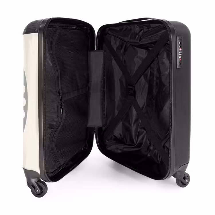 Suitcase - Abstract - Pattern - Radial - Modern - Green — 5